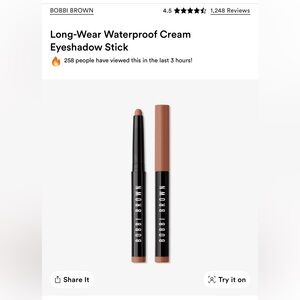 Bobbi Brown Long-wear Waterproof Cream Eyeshadow Stick in Hazelnut